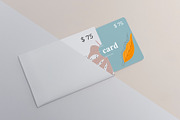 Gift Card Mockup, a Packaging Mockup by Graphicnugget (Thumbnail 8 of 9)