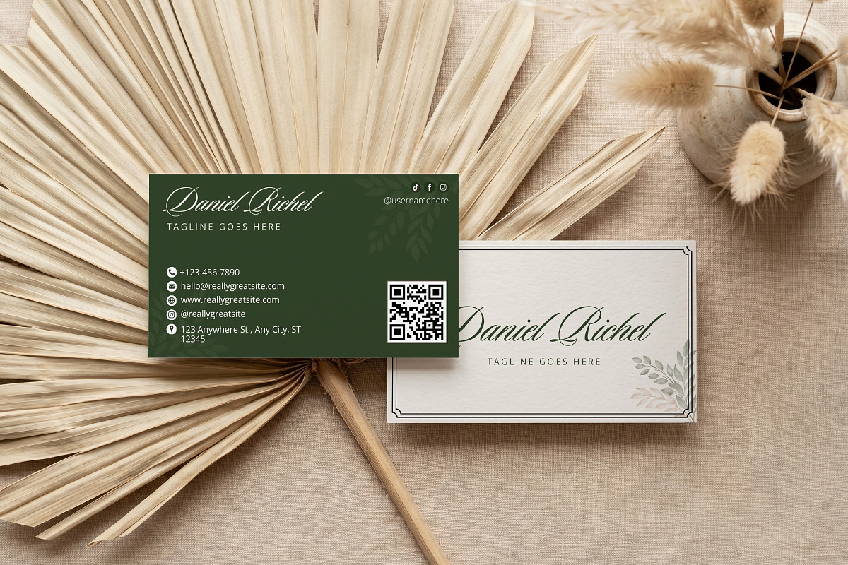 Luxury Business Card Canva Template, a Business Card Template by Arslan (Photo 3 of 6)