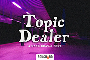 Topic Dealer - Hand Written Font, a Font by Bouchard Designs (Thumbnail 1 of 6)