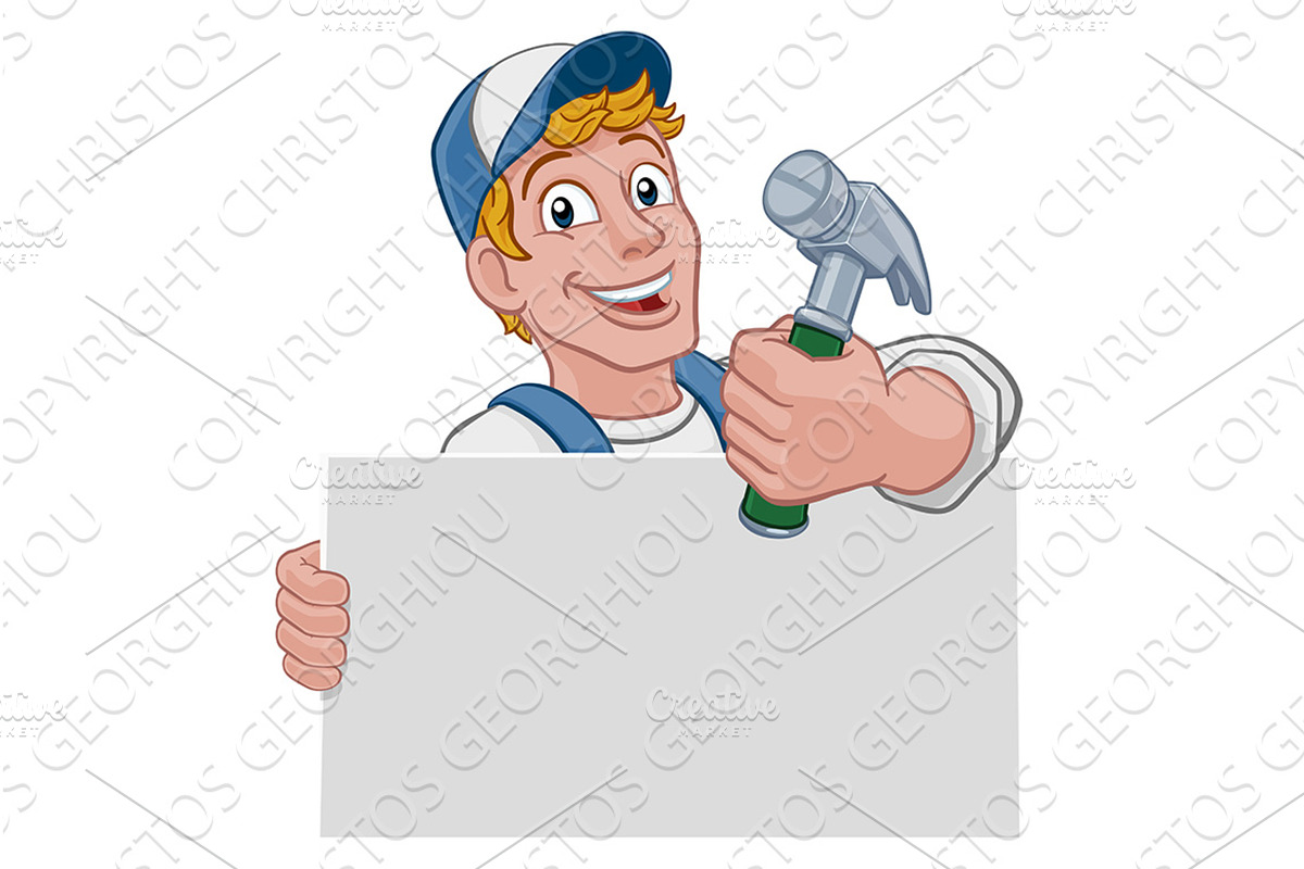 Hammer Carpenter Construction, an Illustration by Christos Georghiou