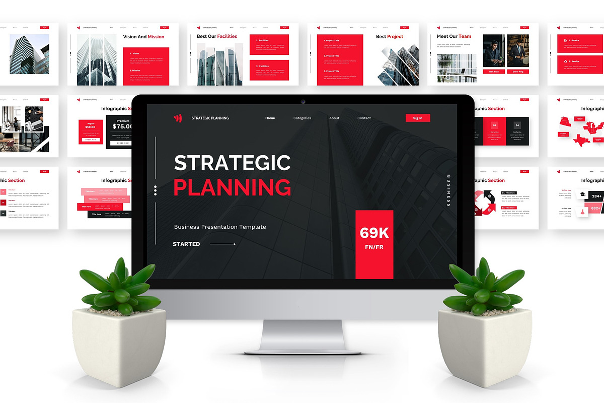 Strategic Planning - Business PPT, a Presentation Template by Deepslide Studio (Photo 2 of 6)
