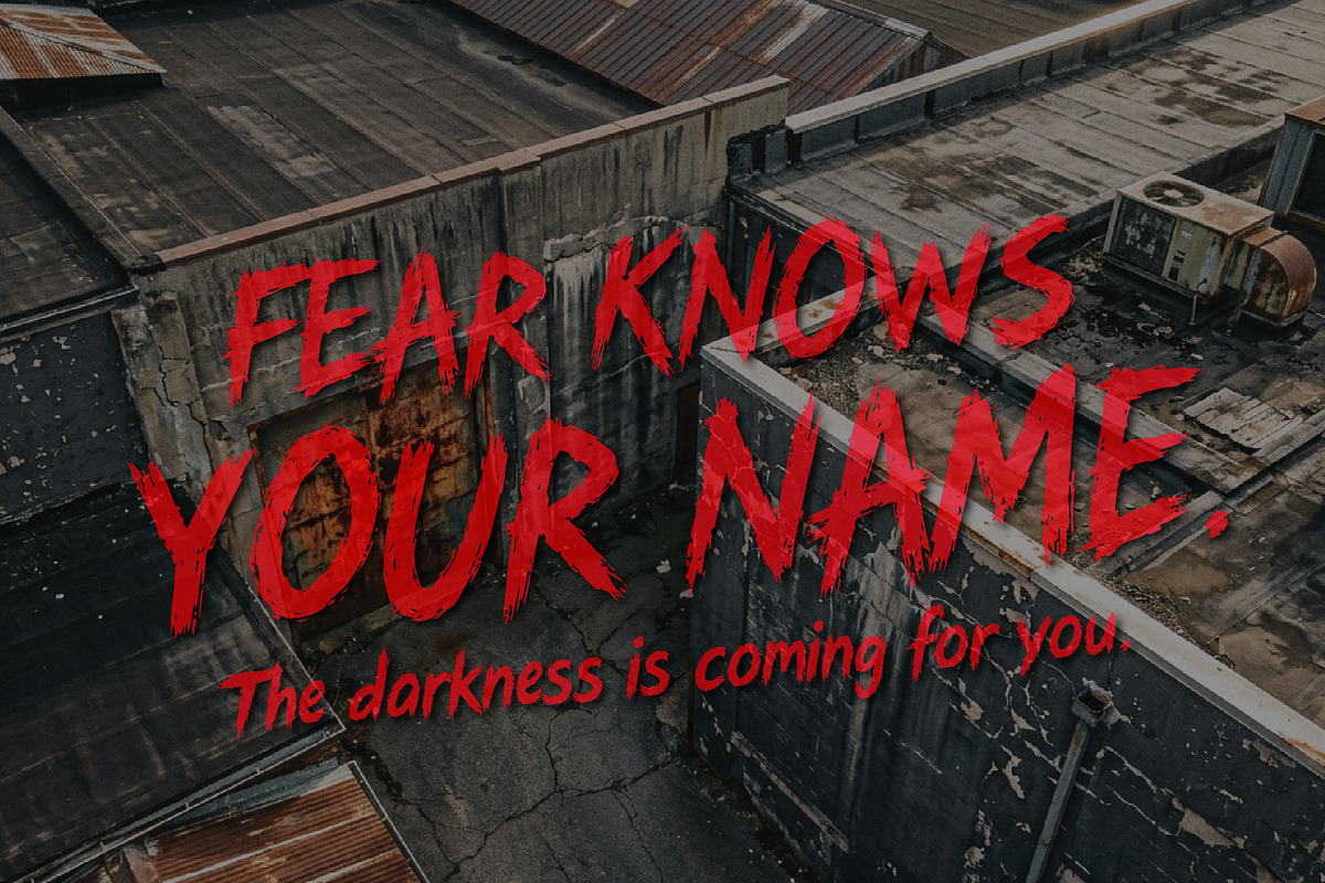 HorrificScience Horror Thriller Font, a Handwritten Font by HypeWorksCo (Photo 5 of 16)