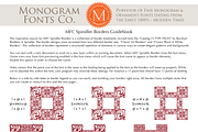MFC Spindler Borders, a Font by Monogram Fonts Co. (Thumbnail 6 of 6)