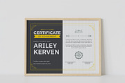 Certificate Of Achievement Design, a Stationery Template by MRI STUDIO (Thumbnail 2 of 12)