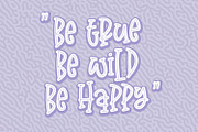 Purple Rain ~ Jolly Display Font, a Font by Orenari (Thumbnail 3 of 8)