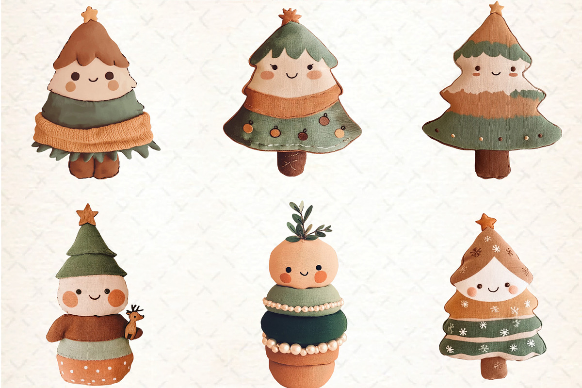 Cozy Christmas Hand-drawn Tree, an Illustration by DreamCafeArt (Photo 2 of 8)
