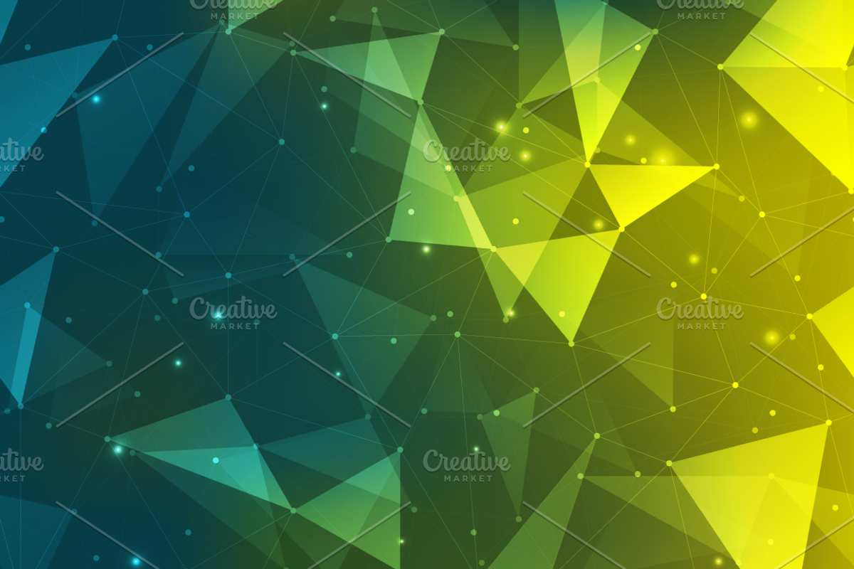 Polygons: Gradient Backgrounds, a Pattern Graphic by chewkotski (Photo 5 of 10)