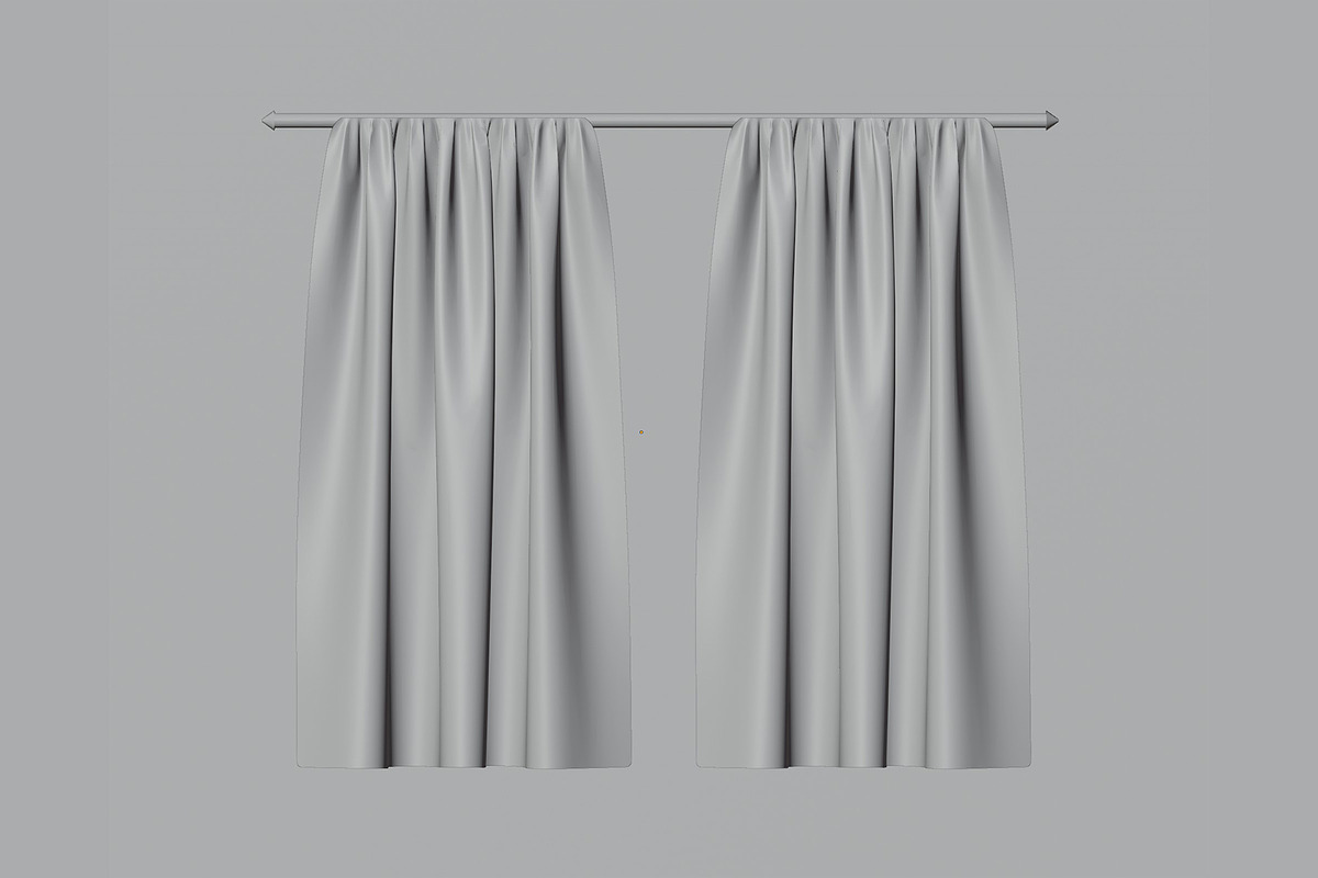 Curtain 3d model, an Object 3D Model by fahad121 (Photo 3 of 5)