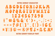 Retro Sunday - Retro Groovy Font, a Handwritten Font by Keithzo (Thumbnail 8 of 8)