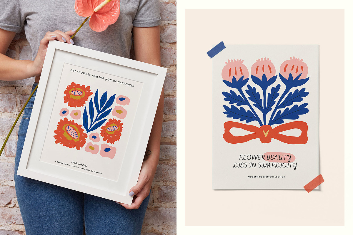 Colorful Flora | Wall Art Creator, an Object Graphic by Leleka.Store (Photo 8 of 17)