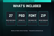 Legends Aggro Twitch & Kick Panels, a Social Media Template by Gear Store (Thumbnail 5 of 5)