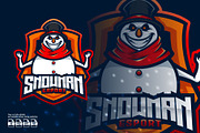 Snowman Mascot Esport Logo, a Branding & Logo Template by prps.std (Thumbnail 1 of 3)