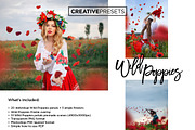 Wild Poppies Photo Overlays, a Layer Style Add-On by CreativePresets.com (Thumbnail 3 of 12)