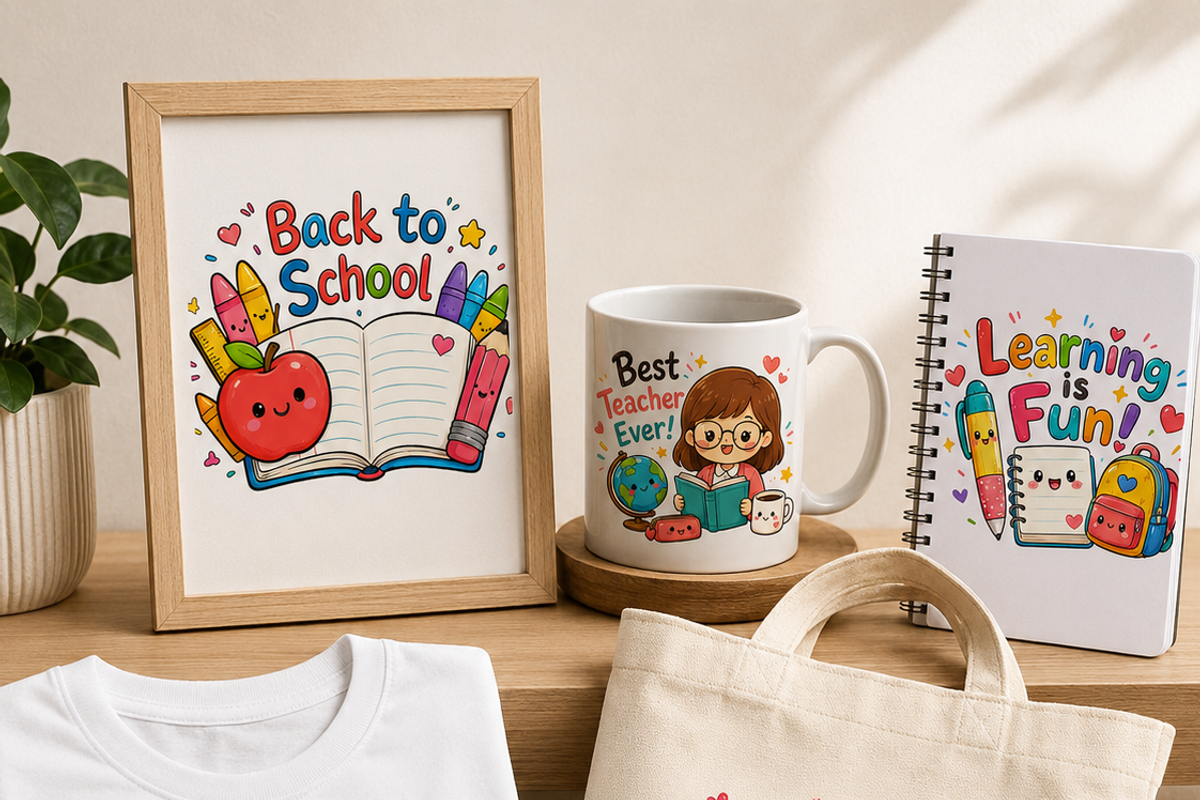 Back to school kawai clipart, an Education Illustration by HeavensStar (Photo 4 of 6)