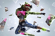 Broken Glass Photo Effect Bundle, an Action Add-On by Photoshop Action (Thumbnail 13 of 25)