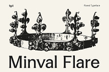 Minval Flare | Modern Flare Font