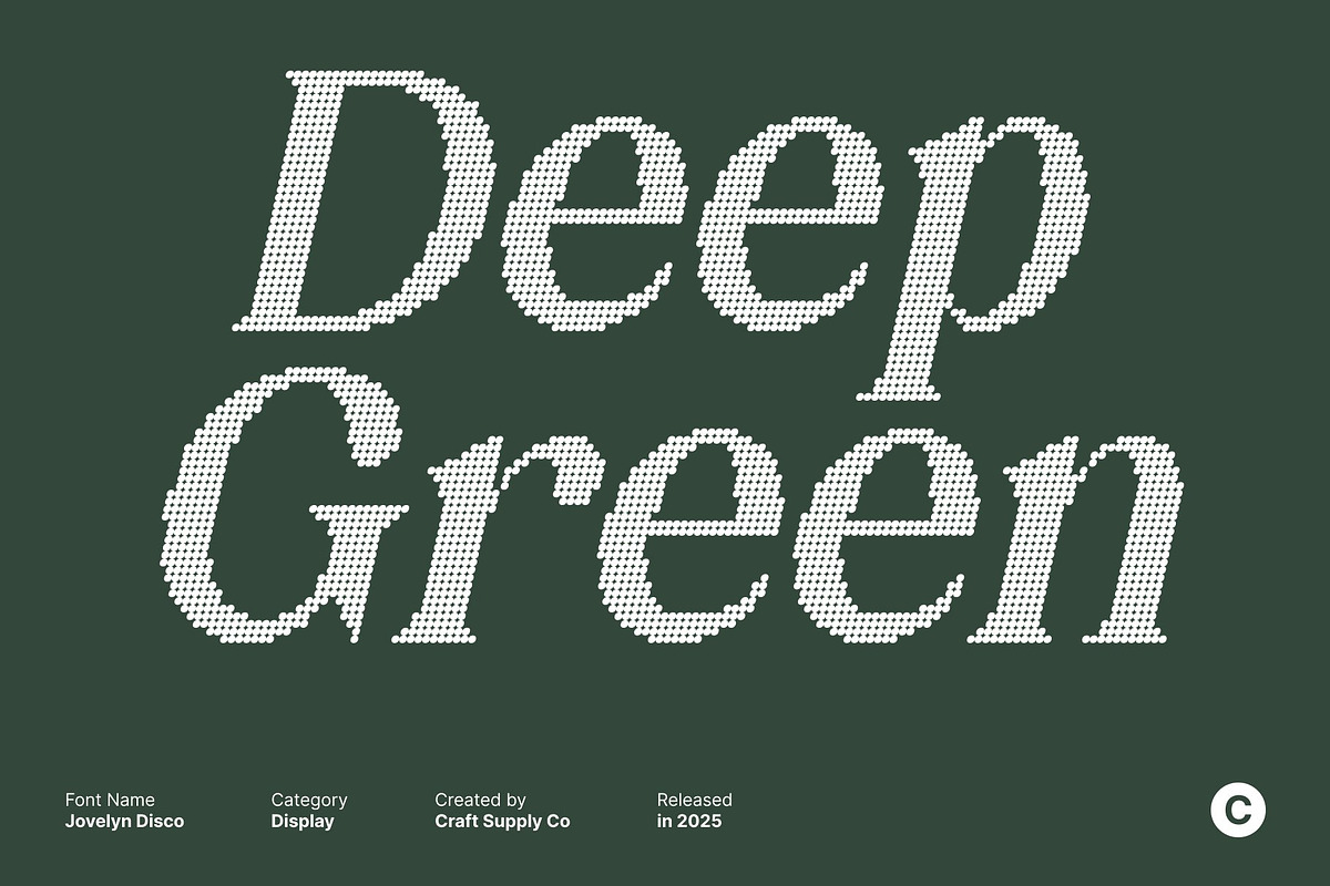 Jovelyn Disco, a Sans Serif Font by Craft Supply Co. (Photo 4 of 8)