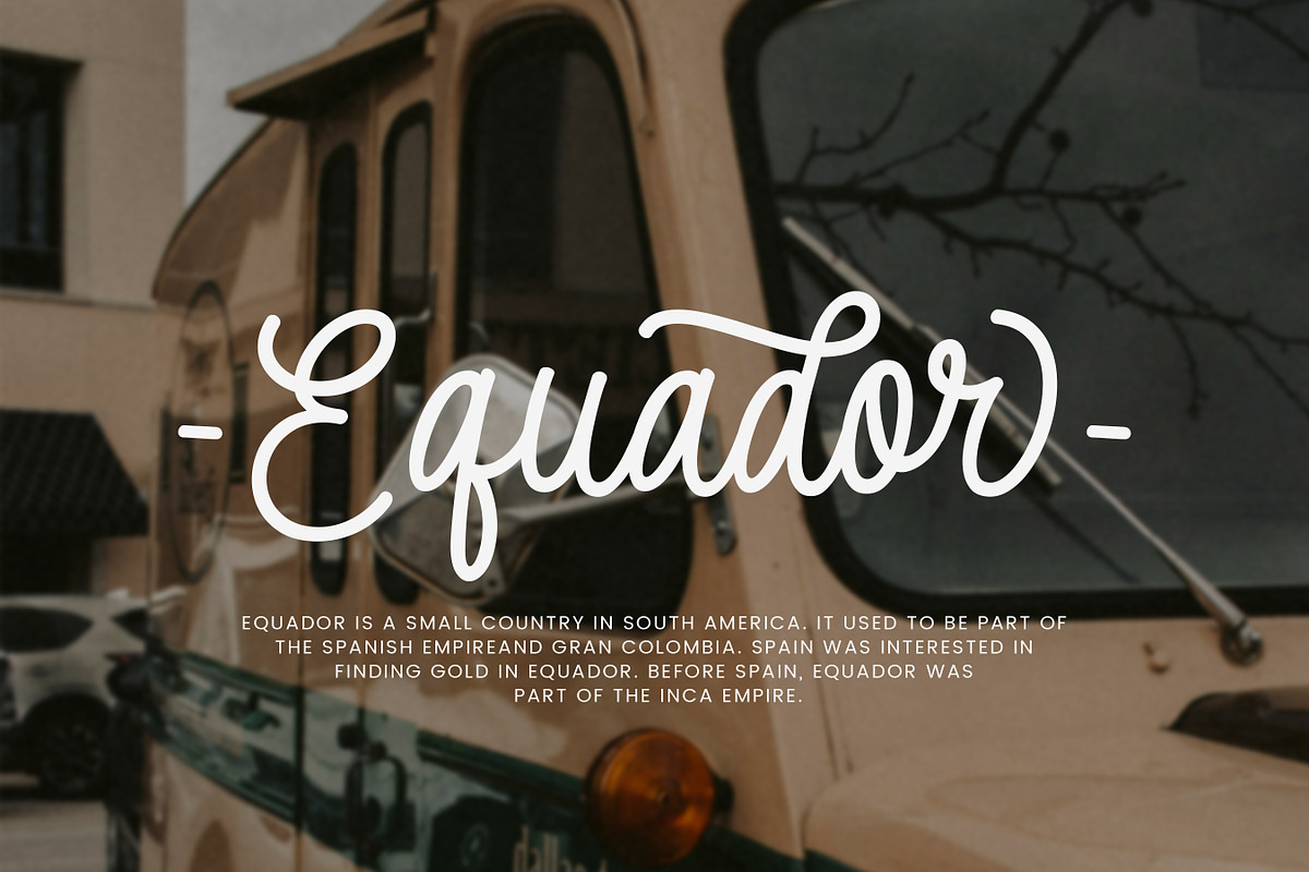 Taringue – Monoline Script Font, a Script Font by Imiftype Studio (Photo 5 of 10)