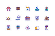Farming creative icon set, an Outline Icon by Vector Squad (Thumbnail 2 of 4)