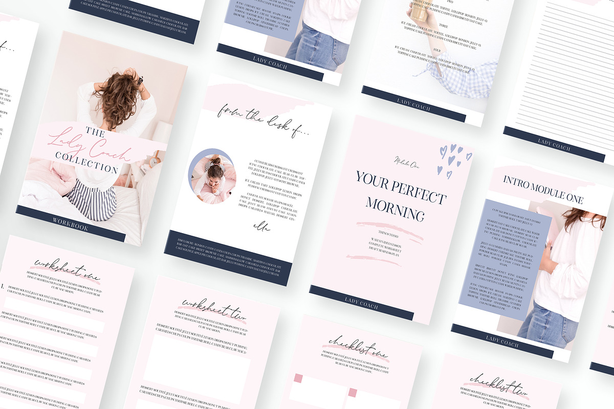 Canva Course Bundle 70 Lady Coach, a Magazine Template by VanessaRyan.co (Photo 5 of 11)