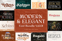 Modern Elegant Font Bundle - SALE