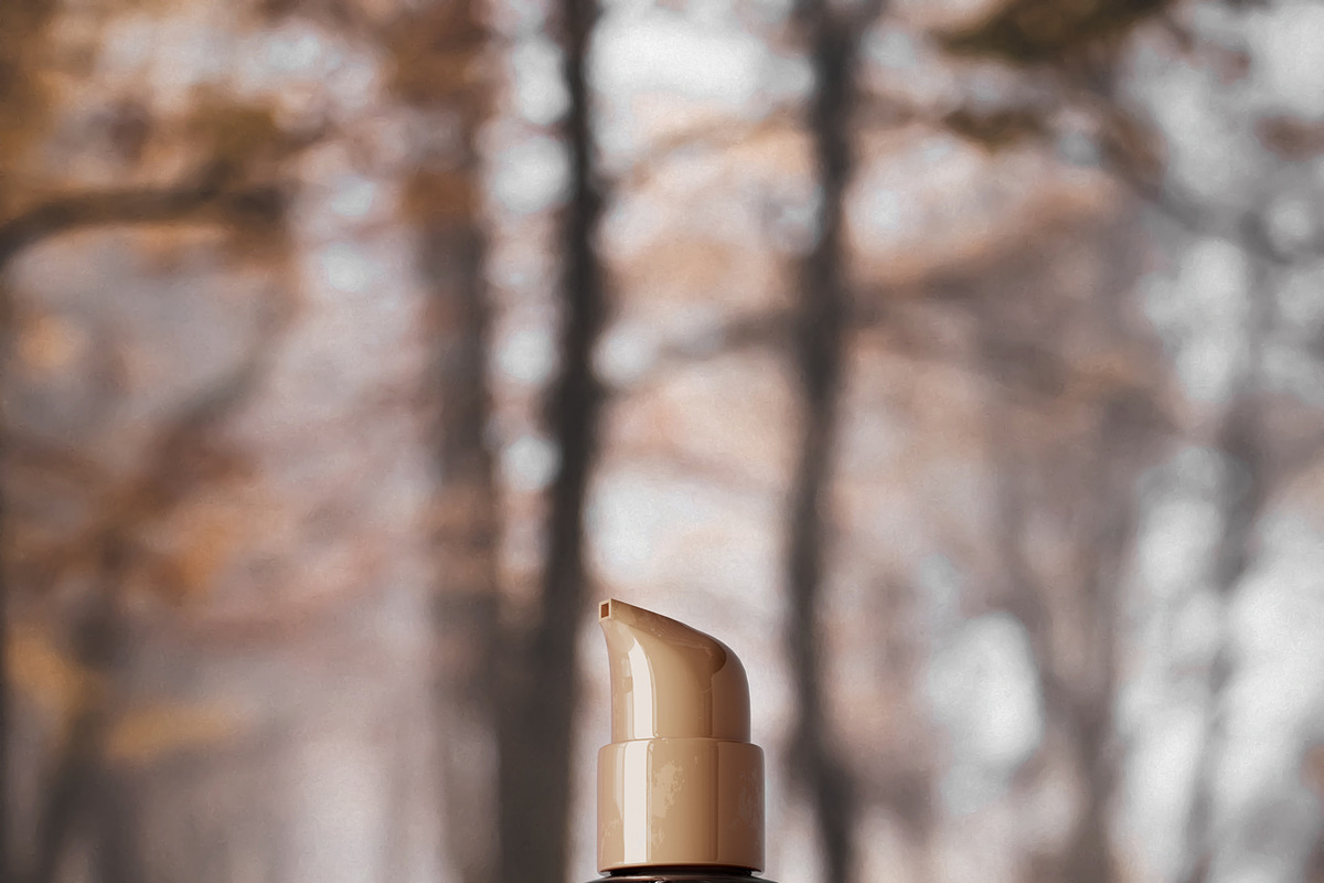 Small Pump Bottle Mockup, a Cups & Container Mockup by pmvch (Photo 9 of 10)