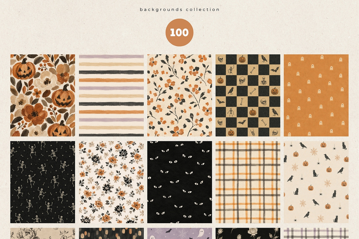 100 Halloween Backgrounds, a Background Graphic by PeDe Designs (Photo 17 of 19)