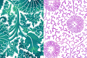 Cool Watercolor Floral Backgrounds, a Pattern Graphic by Paper Element (Thumbnail 7 of 7)