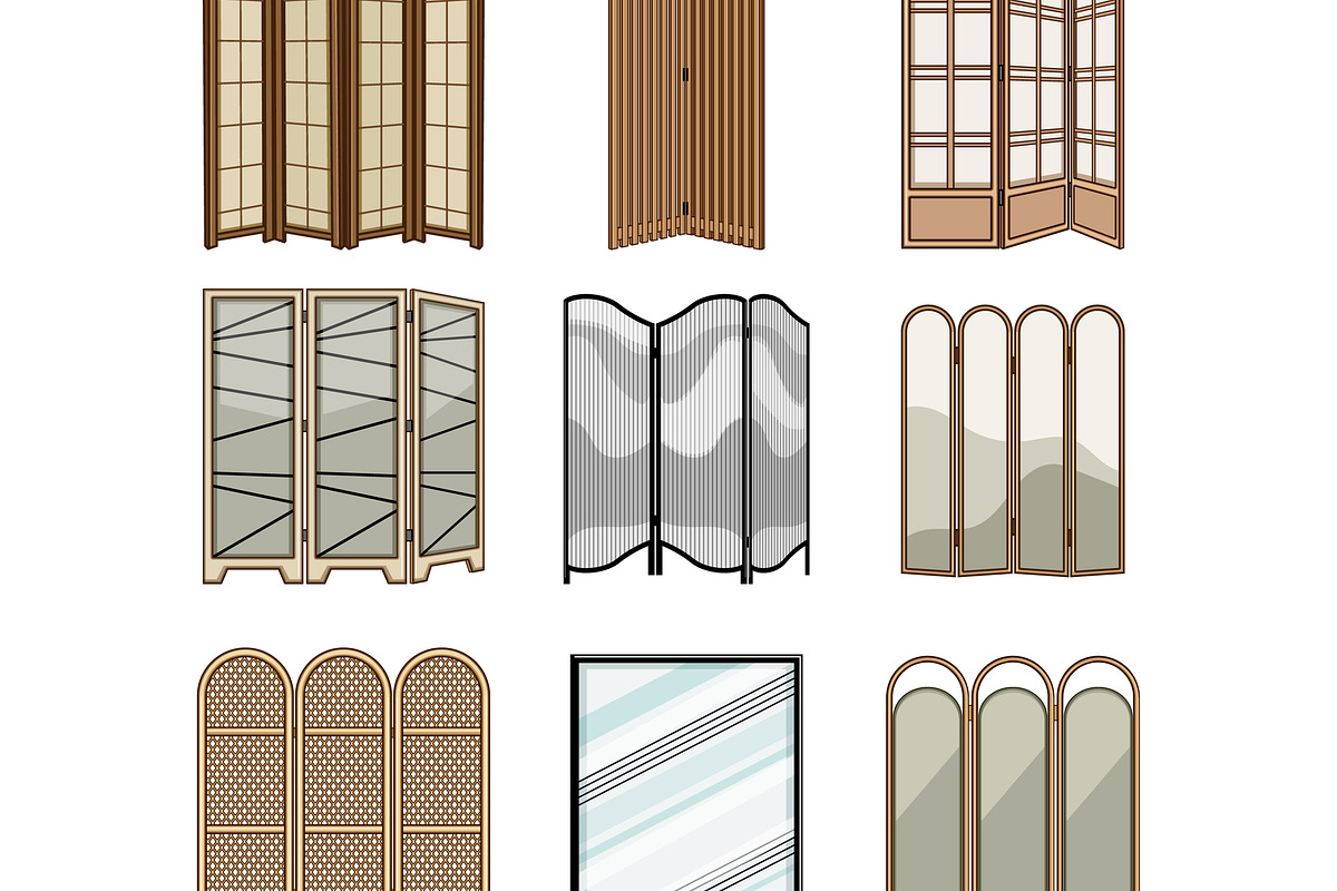 Collection of modern room dividers, an Object Graphic by pikepicture (Photo 2 of 3)