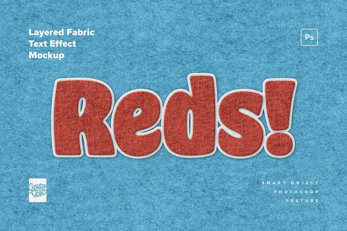 Layered Fabric Text Effect Mockup, a Layer Style Add-On by veila.me (Photo 3 of 6)