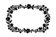 Decorative Nature Frame Silhouette, a Graphic by BIPLOB EXPERT (Thumbnail 9 of 13)