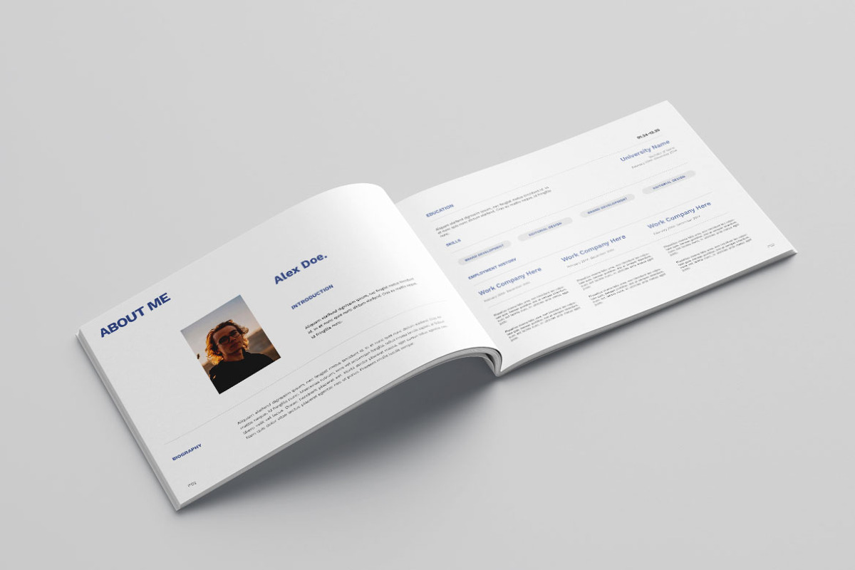 Graphic Design Portfolio Vol.19, a Brochure Template by Bewalrus Studio (Photo 2 of 11)