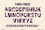 Third Prize Font, a Handwritten Font by Dirty Bandits Type (Thumbnail 2 of 11)
