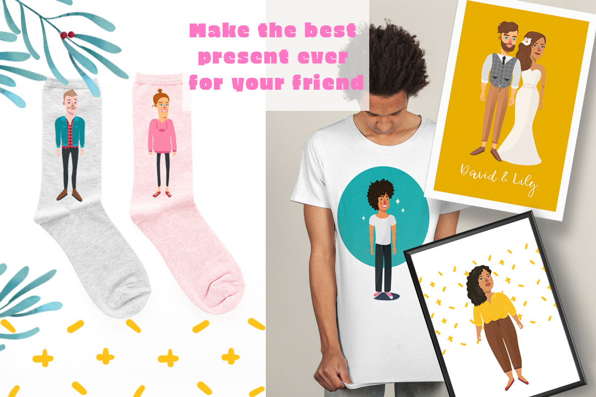 CREATE YOURSELF - portrait creator, a Graphic by Steve's shop (Photo 4 of 12)