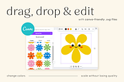 Expressive Flower Faces | Shapes Set, an Object Graphic by stasylionet (Thumbnail 7 of 12)