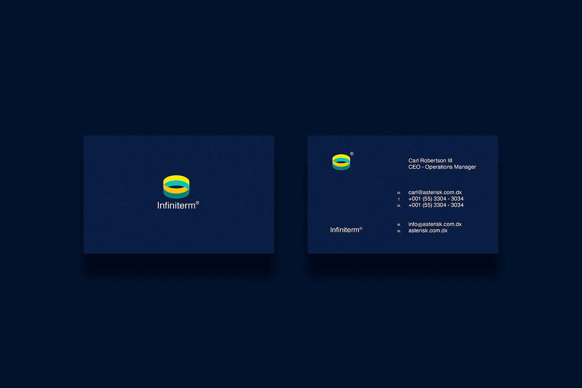 Business cards template: Infiniterm, a Business Card Template by Srg® (Photo 1 of 4)