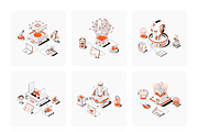 35 Cloud and Analytics Isometric, a Technology Illustration by Brickclay (Thumbnail 8 of 8)