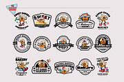 15 Variant Cinnamon Rolls Badges, a Food Illustration by Allmostudio (Thumbnail 2 of 4)