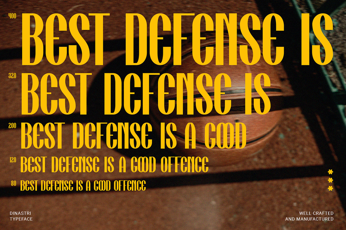 DINASTRI - Condensed Sans Serif, a Sans Serif Font by Mantra Naga (Photo 3 of 10)