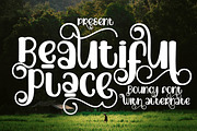 Beautiful place, a Font by Bramcreative (Thumbnail 5 of 10)