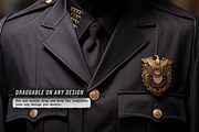 Police / Army / Sheriff Metal Badges, an Object Graphic by Hyperpix Productions (Thumbnail 5 of 21)