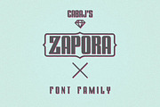 ZAPORA, a Sans Serif Font by Pan Cabaj (Thumbnail 1 of 5)