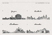 India Skylines, a Work Illustration by TheMountBirdStudio (Thumbnail 6 of 9)