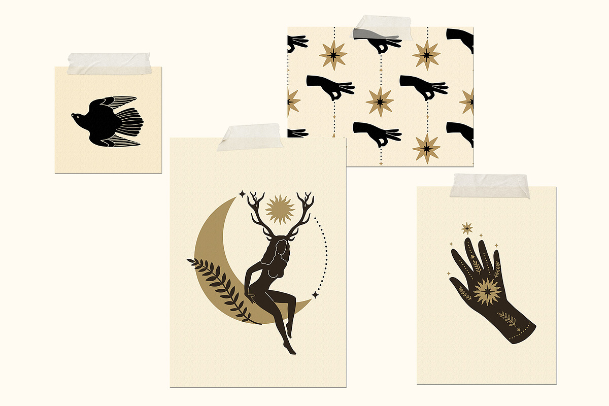 Celestial Illustrations&Patterns, an Animal Illustration by Katerina Osa (Photo 4 of 12)