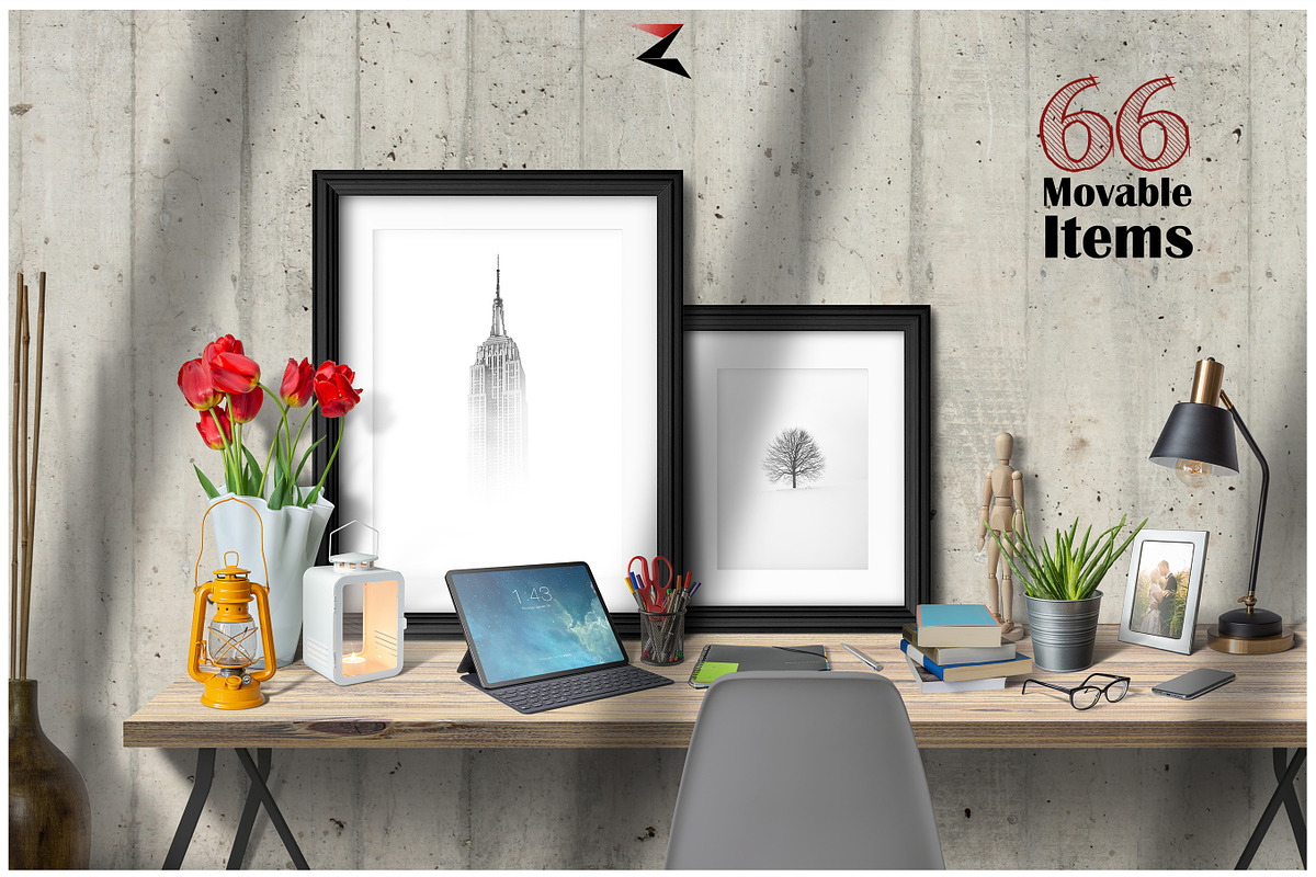 Frames Creator 6K (Wall & Desk), a Print Template by Zabiegala MP (Photo 15 of 16)