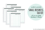Small Business Tax Kit printable PDF, a Templates & Theme by OhEverythingHandmade (Thumbnail 4 of 6)