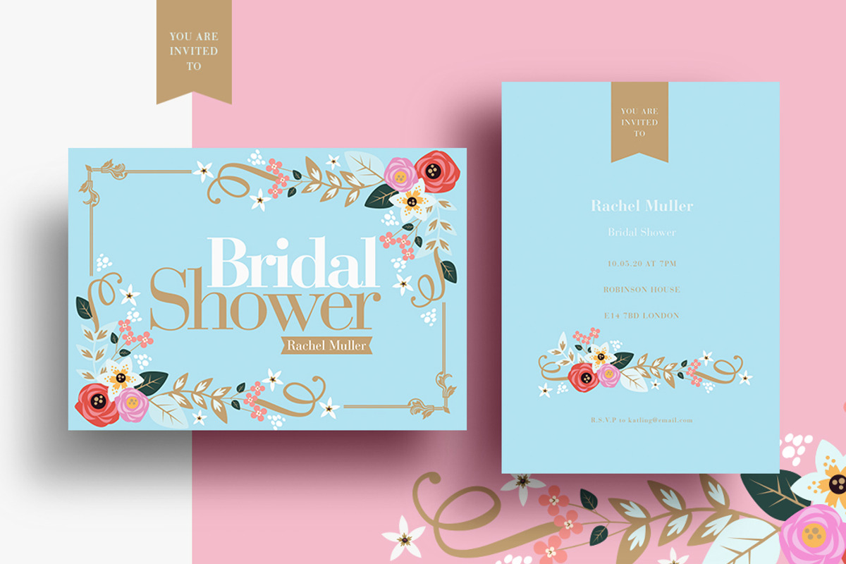 Windsor Romantic Invitation, an Invitation Template by Werlang Paper (Photo 2 of 2)