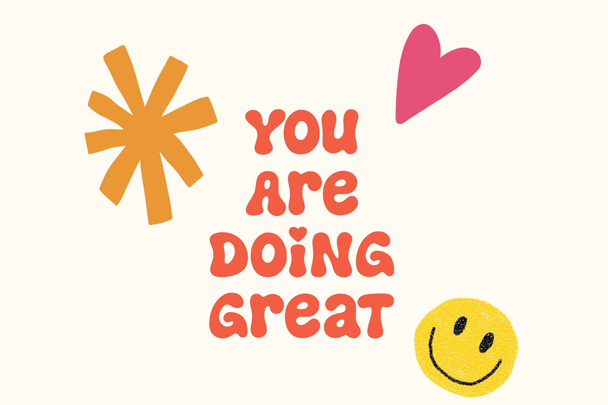 A fun and organic font, a Handwritten Font by Ellie Deer Fonts (Photo 7 of 7)