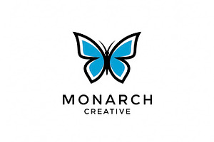 onarch Creative Blue, a Branding & Logo Template by Logocreative