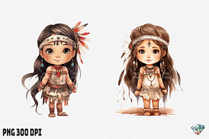 Little Girl American Indian